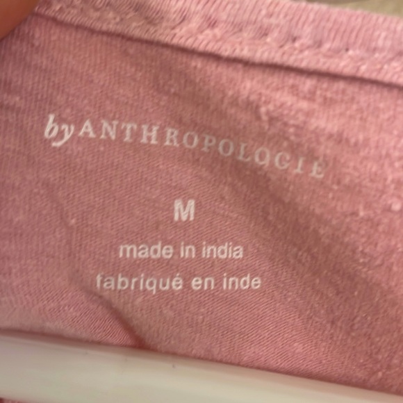 Anthropologie Pink Polo with puff sleeves. NEW w/ Tags . Size Small - Picture 2 of 5